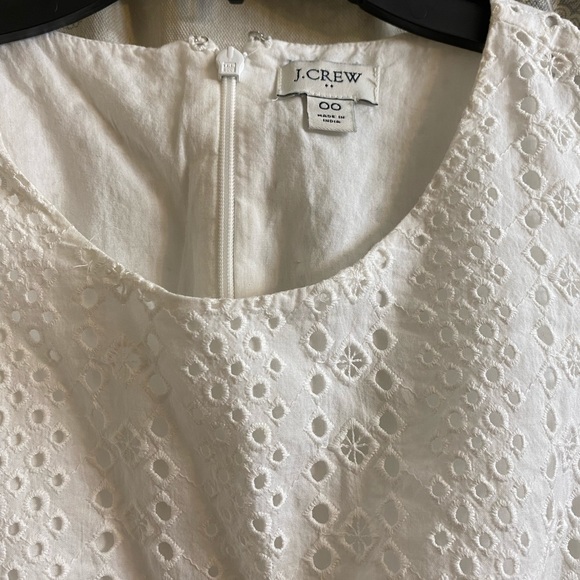 J.Crew white eyelet dress lined - Picture 5 of 9
